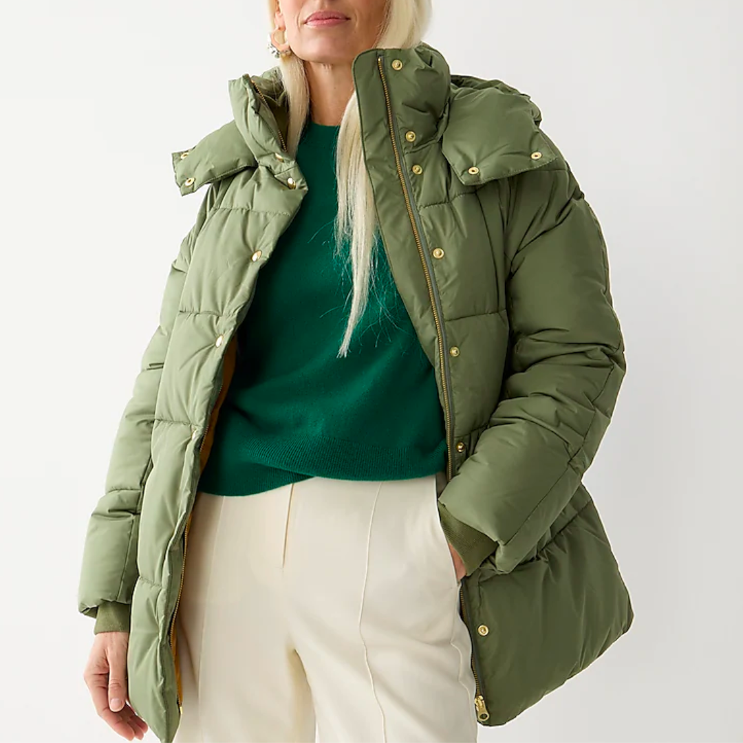 J.Crew green coat