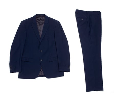 Blue Simkins suit, £118 for 8 days, rathbonestailor.com 