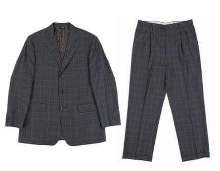Grey check suit