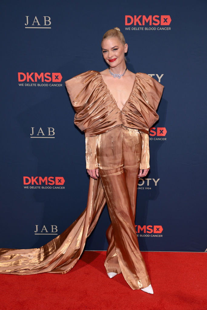 NEW YORK, NEW YORK - OCTOBER 20: Jaime King attends the DKMS Gala 2022 on October 20, 2022 in New York City. (Photo by Dimitrios Kambouris/Getty Images for DKMS)