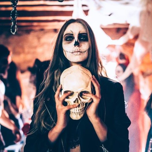 halloween makeup ideas skull skeleton