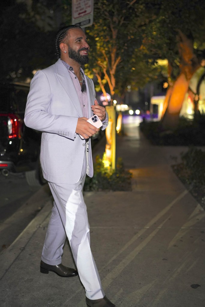 Drake, Birthday Party, Suit, Loafers