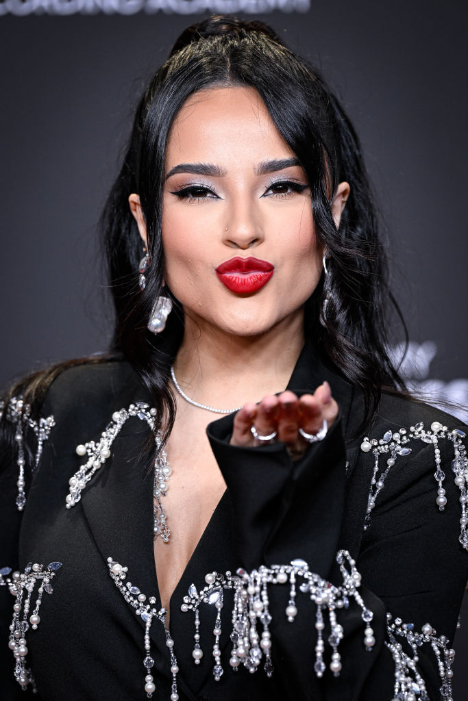 MADRID, SPAIN - OCTOBER 26: Becky G attends the 2022 Latin GRAMMY® Acoustic Session Madrid at Las Ventas Bullring on October 26, 2022 in Madrid, Spain. (Photo by Carlos Alvarez/Getty Images for The Latin Recording Academy)