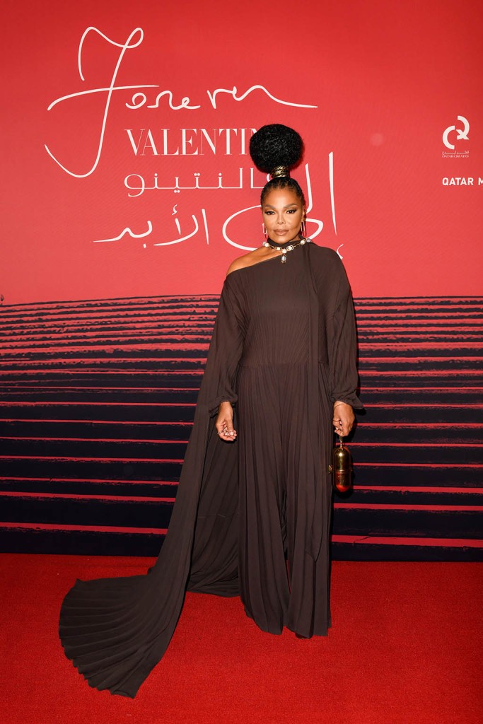 Janet Jackson, Valentino Exhibition, Celebrity Style