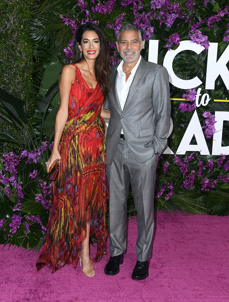 Amal Clooney Wore Alexander McQueen To The 'Ticket To Paradise' LA Premiere