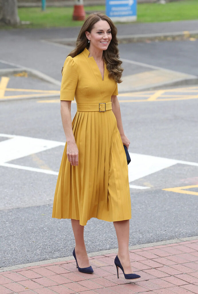 Catherine, Princess of Wales Wore Karen Millen To Visit The Royal Surrey County Hospital 