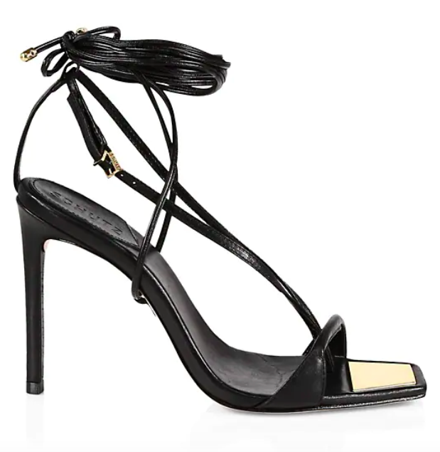 Schutz, black sandals