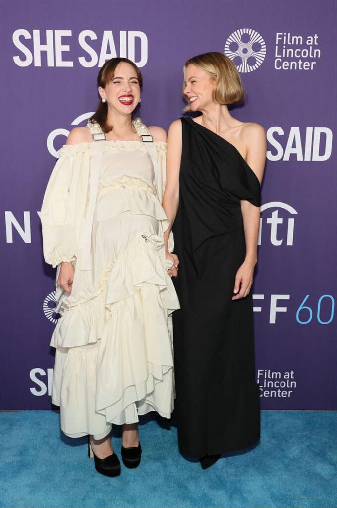 'She Said' New York Film Festival Premiere With Zoe Kazan & Carey Mulligan