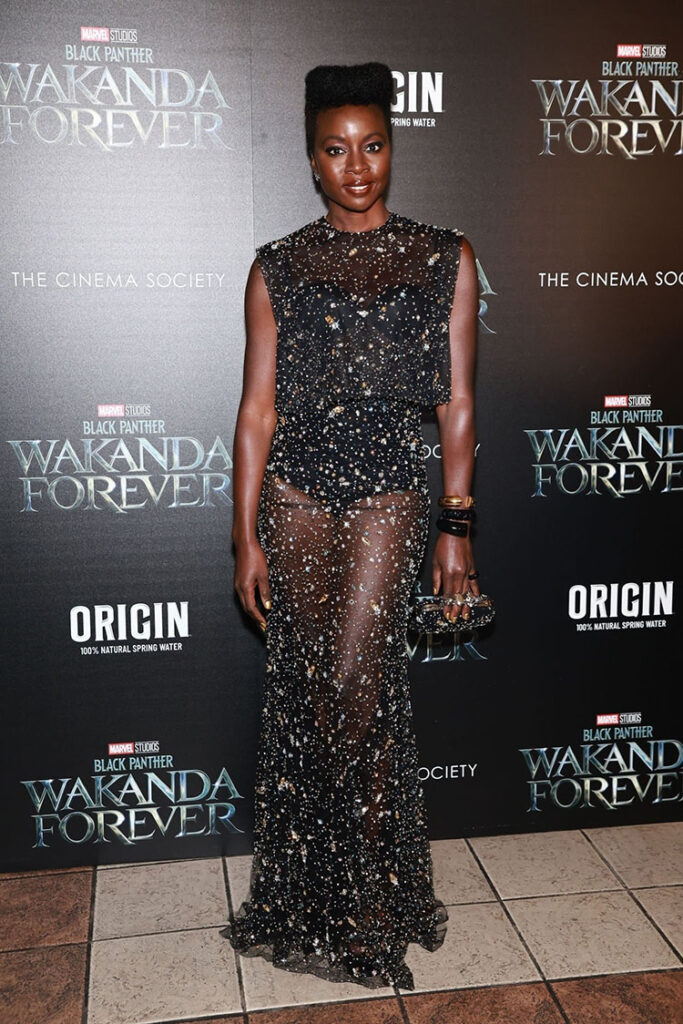 Danai Gurira Wore Alexander McQueen  'Black Panther: Wakanda Forever' New York Screening