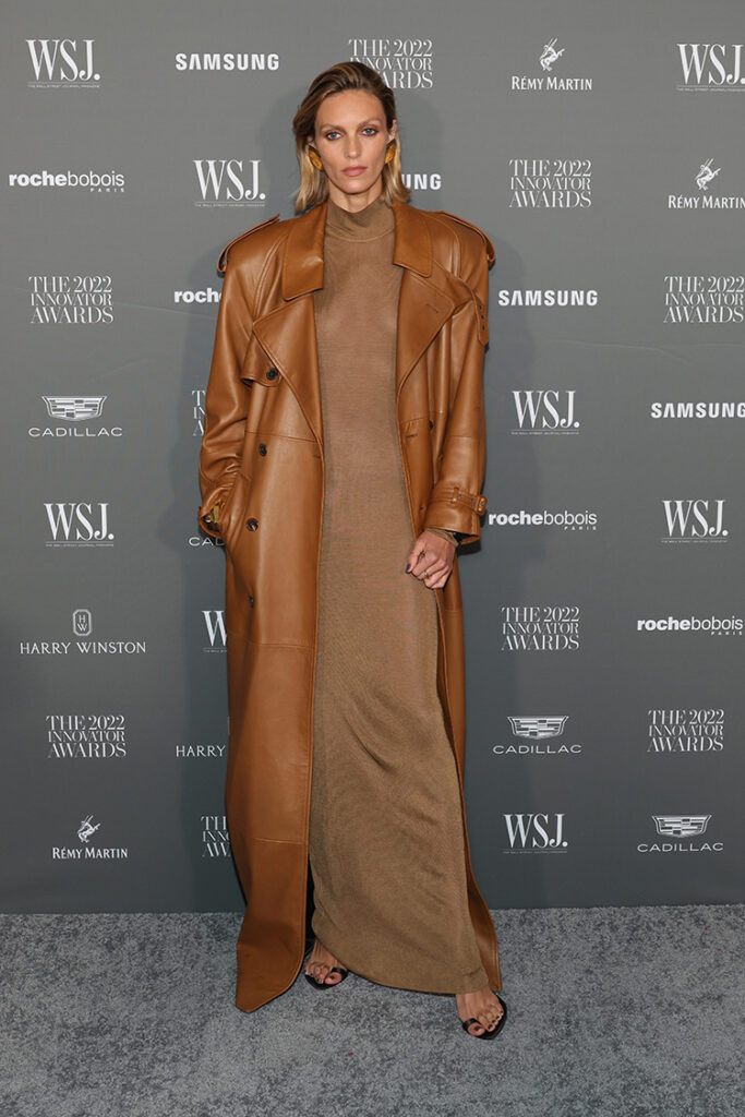 Anja Rubik attends the WSJ. Magazine 2022 Innovator Awards