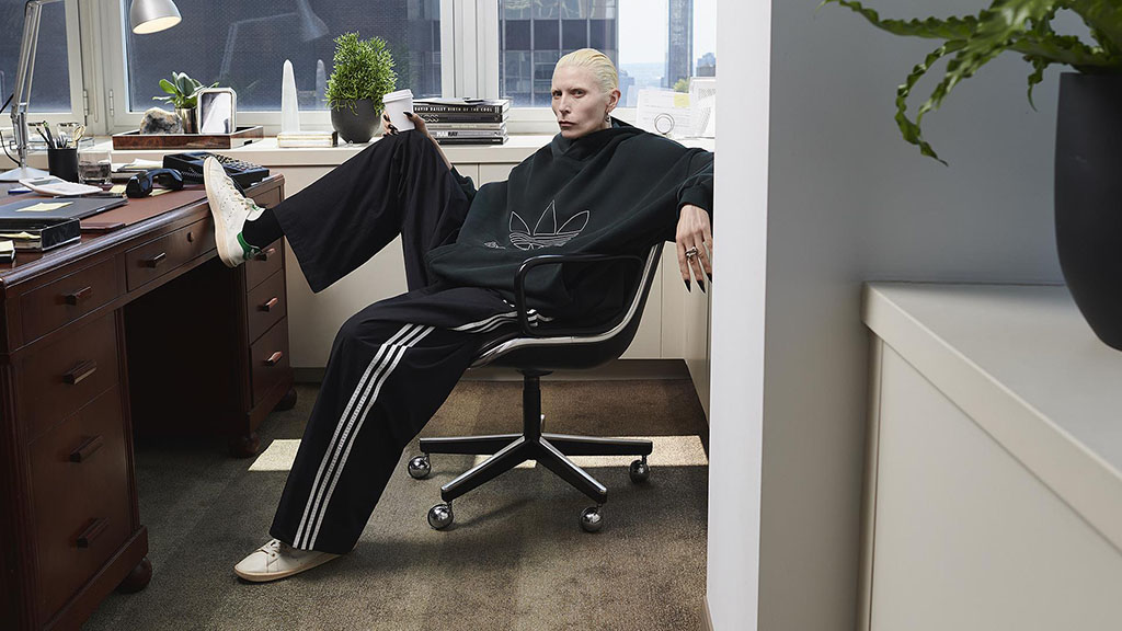 Adidas x Balenciaga campaign images.