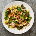 Yotam Ottolenghi’s pizzoccheri with miso cabbage and spiced breadcrumbs.