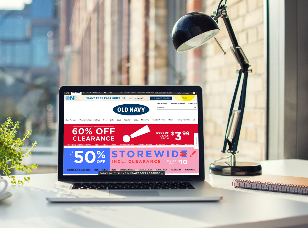 Old Navy website