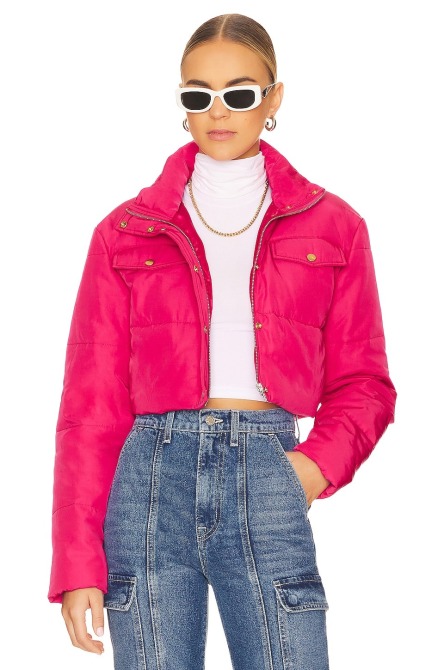 Lovers and Friends Laurel Cropped Puffer Jacket Revolve