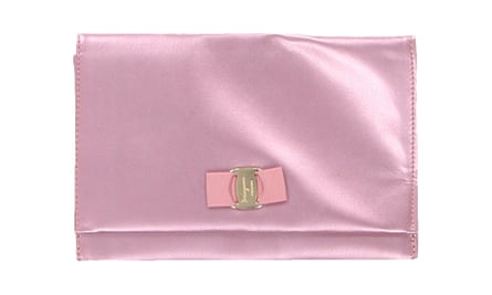 Pink satin, £50 by Salvatore Ferragamo from thrifted.com