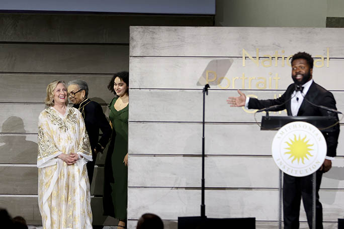 Hillary Clinton, Baratunde Thurston, Portrait Of A Nation Gala 