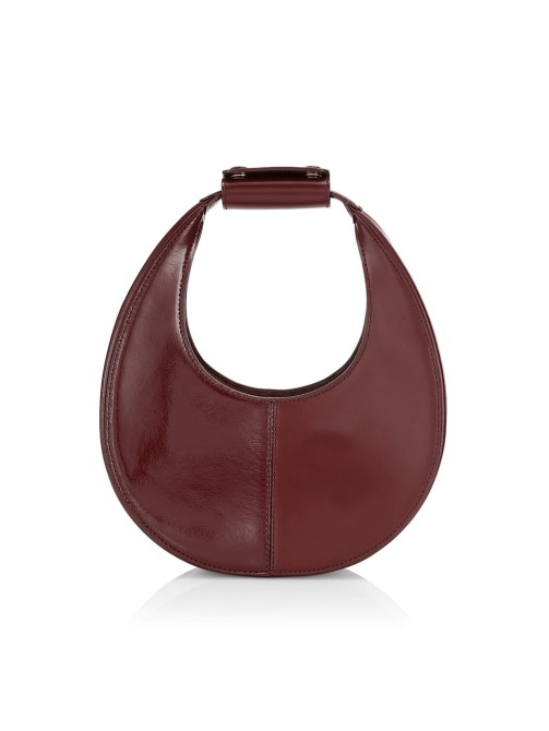 STAUD Mini Moon Split Leather Shoulder Bag Saks Fifth Avenue