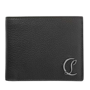 Christian Louboutin Logo-Appliquéd Full-Grain Leather Billfold Wallet