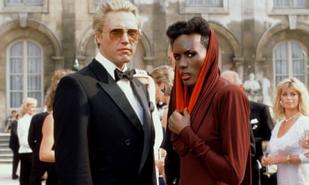 Christopher Walken and Grace Jones in A View to Kill.