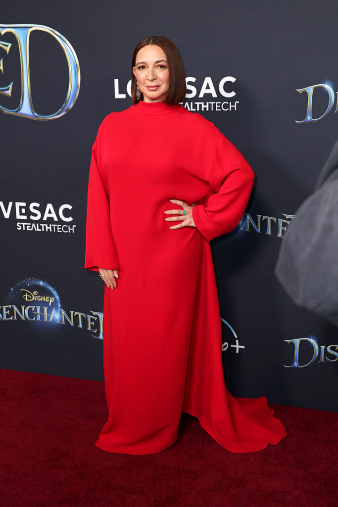 'Disenchanted' LA Premiere With Maya Rudolph in Valentino 