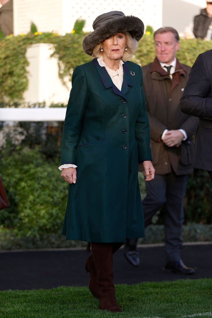 Camilla, Queen Consort attends Ascot's November Racing Weekend at Ascot Racecourse on Nov. 19, 2022 in Ascot, England. 
