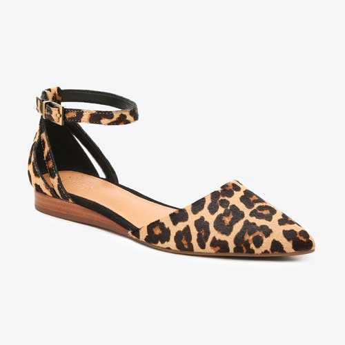 Evalinda Ankle Strap Flats