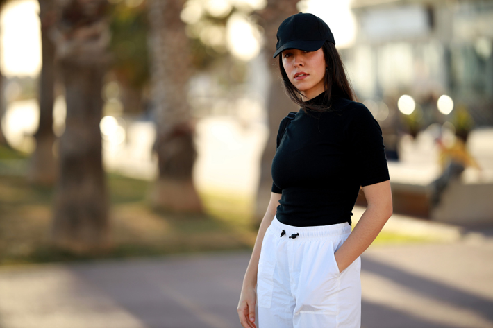 styling a cap - sporty look