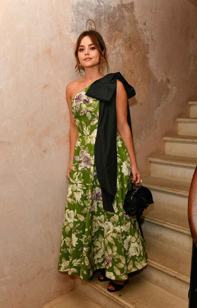 Jenna Coleman attends the launch dinner for A Magazine Curated By Erdem, in partnership with MATCHESFASHION