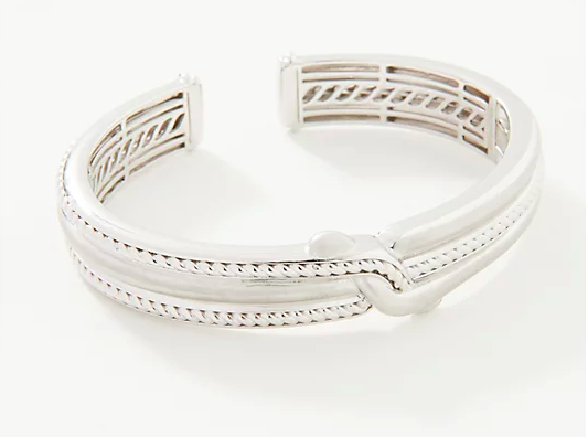 JUDITH Collection Love Knot Cuff, Sterling Silver