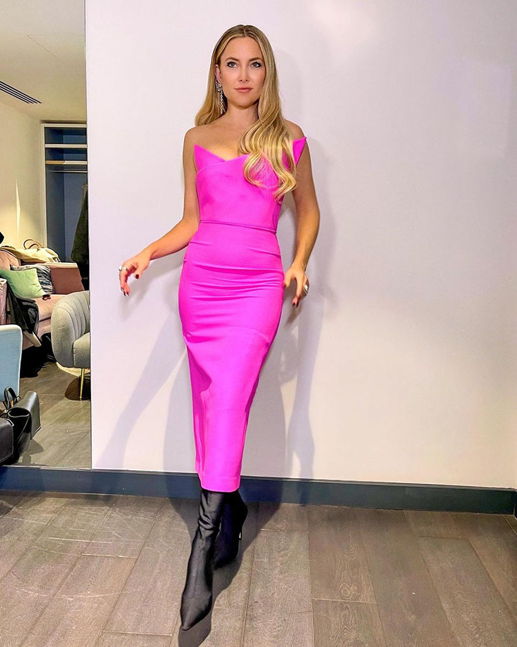 Kate Hudson Wore Roland Mouret On The Jonathan Ross Show