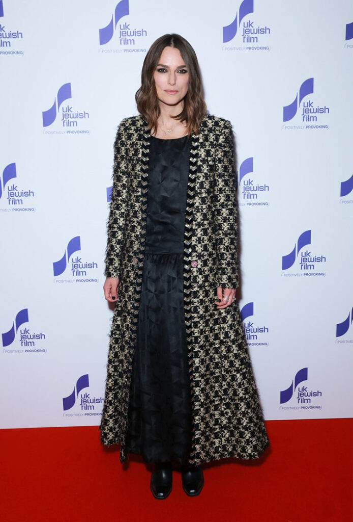 Keira Knightley Wore Chanel Haute Couture To The 'Charlotte' Jewish Film Festival Premiere 
