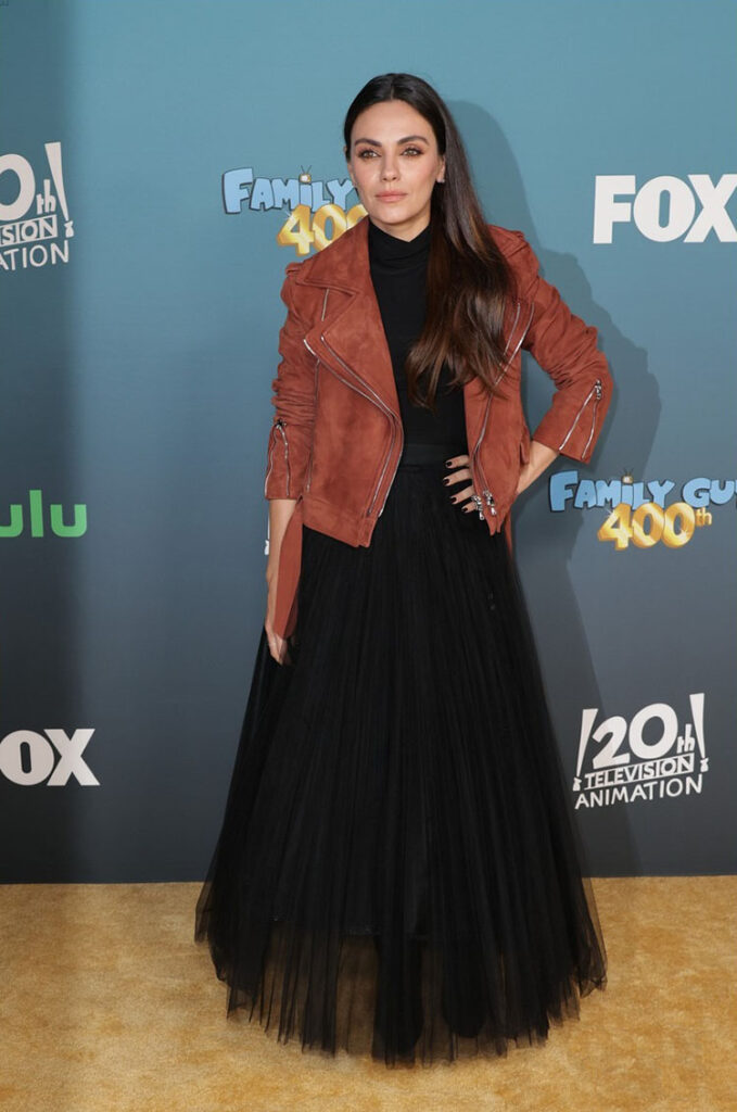 Mila Kunis Wore Brandon Maxwell To The 400th Episode Of The 'Family Guy' Celebration