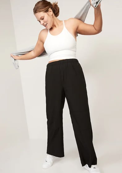 Old Navy High-Waisted Stretch-Tech Wide-Leg Pants