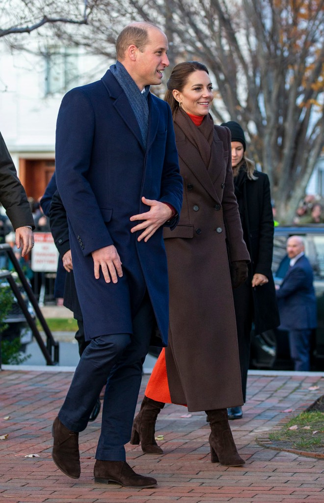 The Prince and Princess of Wales visit Piers Park in Boston on Nov. 30, 2022.