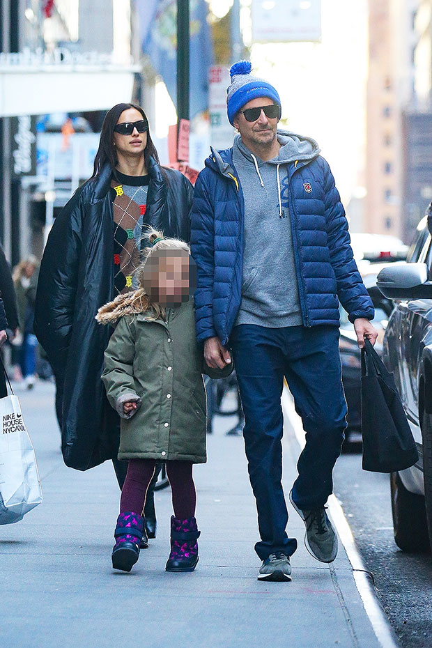 Bradley Cooper Irina Shayk and daughter Lea