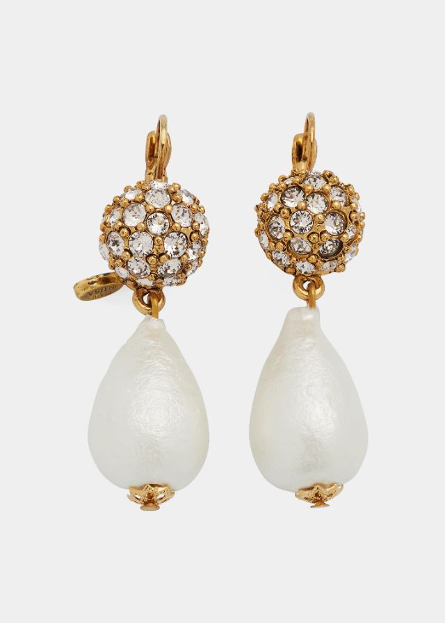 Silk Pearly Drop Earrings by Oscar de la Renta what gemstones say about you