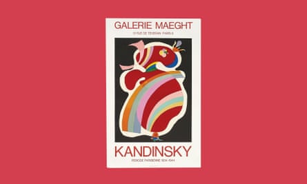 Wassily Kandinsky forme rouge poster