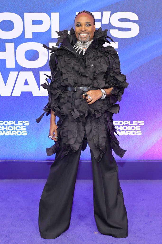 SANTA MONICA, CALIFORNIA - DECEMBER 06: Billy Porter attends the 2022 People's Choice Awards at Barker Hangar on December 06, 2022 in Santa Monica, California. (Photo by Amy Sussman/Getty Images )