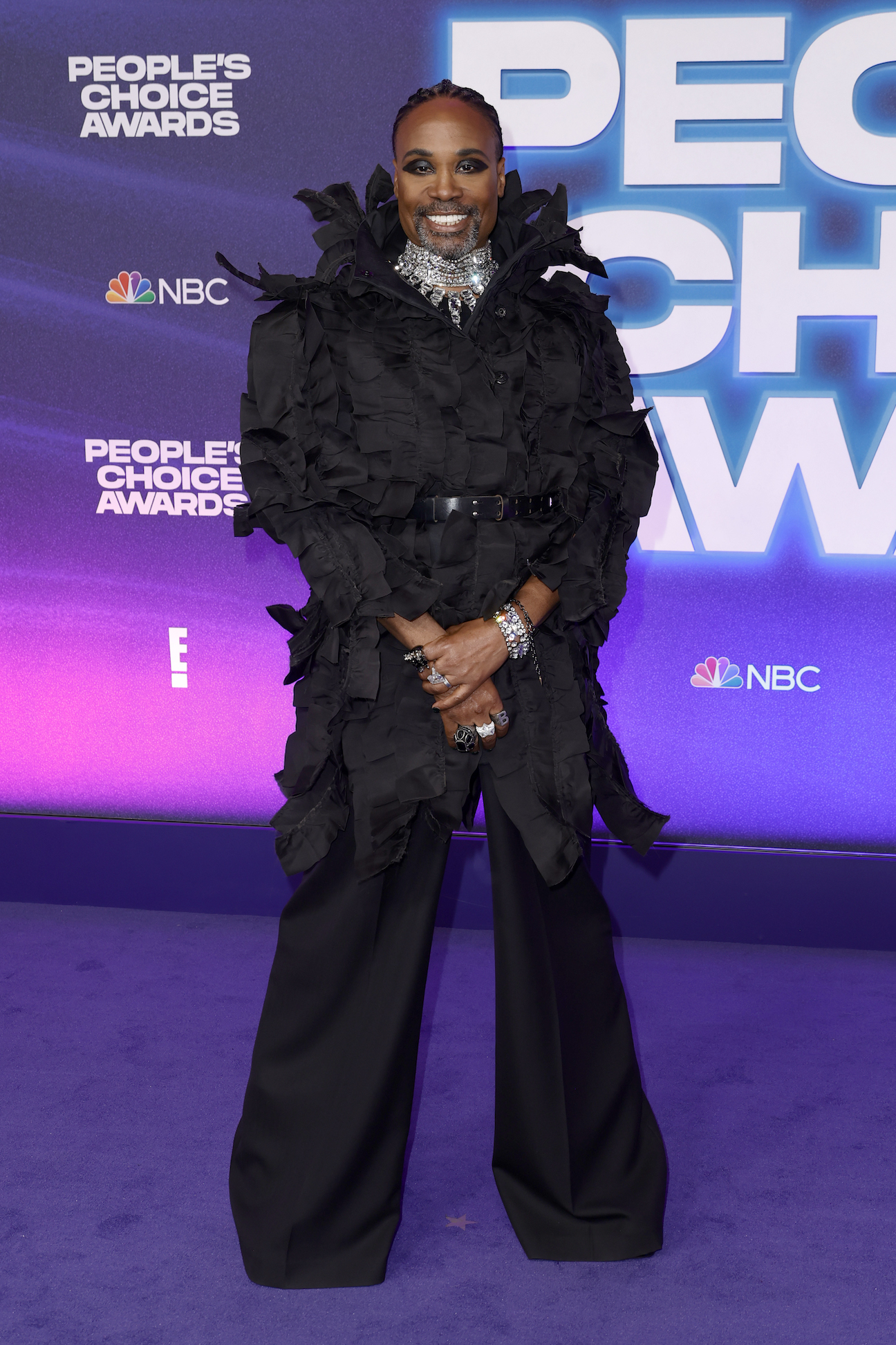  SANTA MONICA, CALIFORNIA - DECEMBER 06: Billy Porter attends the 2022 People's Choice Awards at Barker Hangar on December 06, 2022 in Santa Monica, California. (Photo by Frazer Harrison/WireImage)
