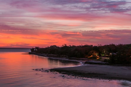 Sunset over East Point Reserve
