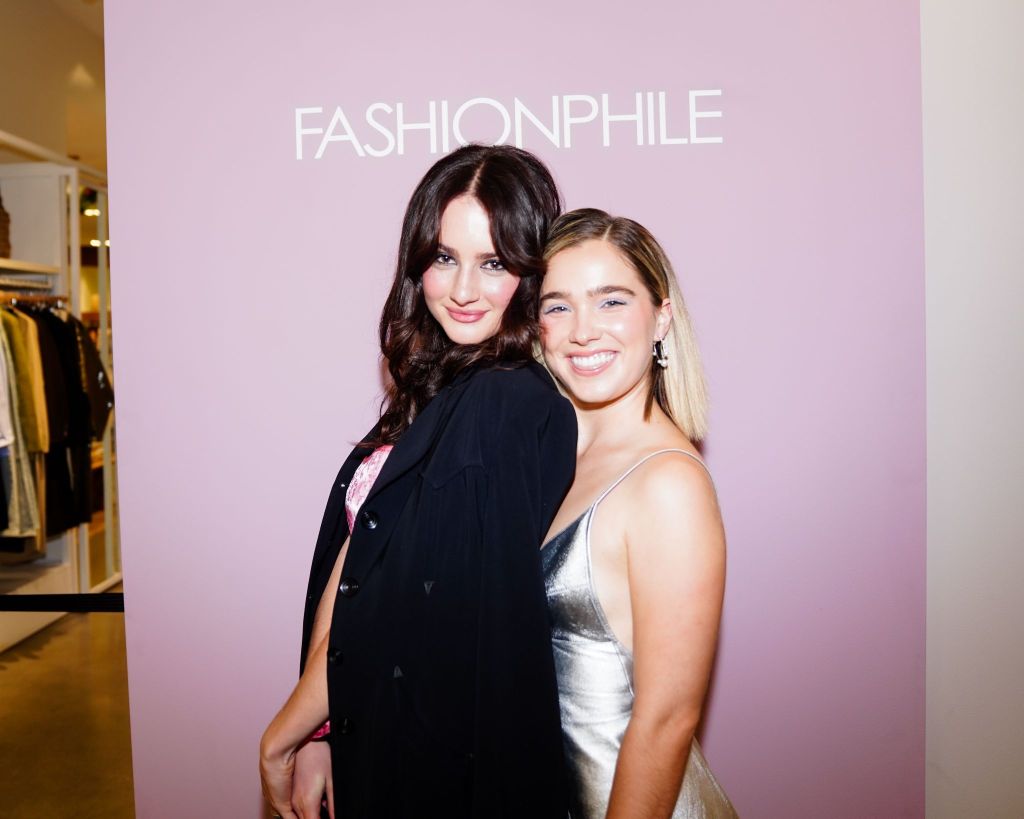 Haley Lu Richardson and Grace van Patten attend the FASHIONPHILE x Fred Segal Pop Up event in Los Angeles on Dec. 7, 2022.
