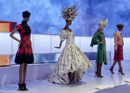 Installation view of the Widows of Culloden collection, autumn/winter 2006-07 in AlexanderMcQueen: Mind, Mythos, Muse on display at NGV International.