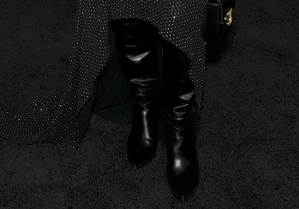 Priscilla Presley attends Celine show at The Wiltern on Dec. 8, 2022 in Los Angeles.