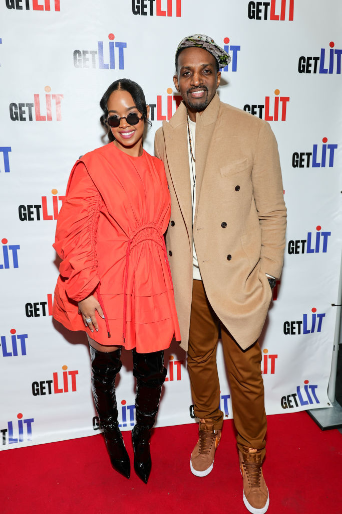 LOS ANGELES, CALIFORNIA - DECEMBER 11: H.E.R. and J. Ivy attend the Get Lit-Words Ignite Gala Honoring H.E.R. at The GRAMMY Museum on December 11, 2022 in Los Angeles, California. (Photo by Matt Winkelmeyer/Getty Images)