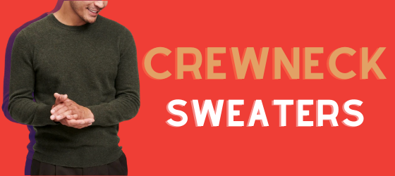 about men's crewneck sweaters