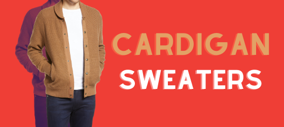 about men's cardigan sweaters