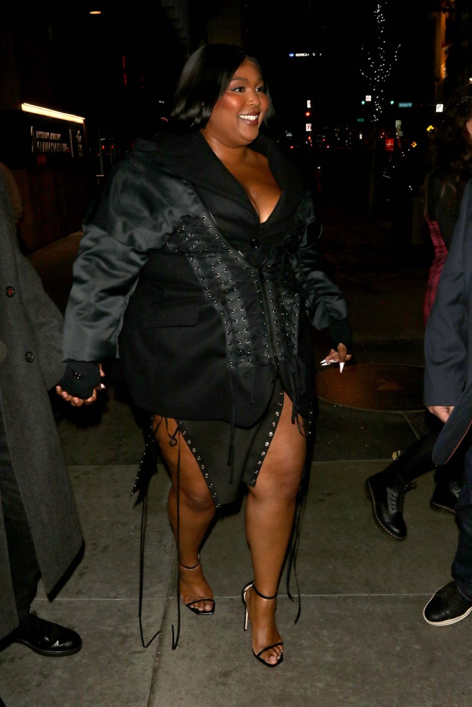 Lizzo seen on Dec. 14, 2022 in Los Angeles.