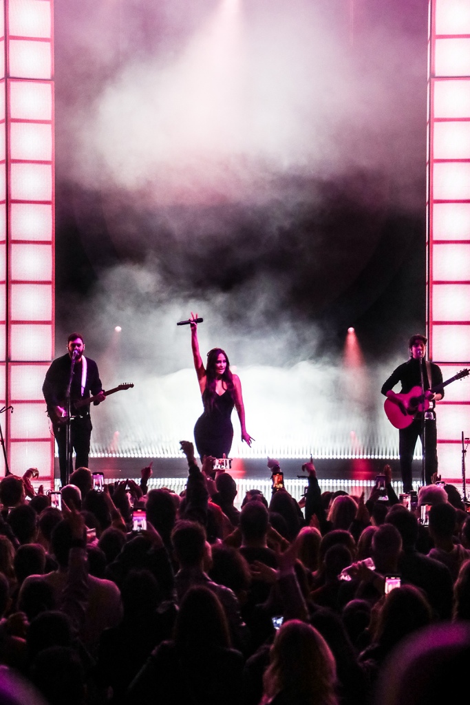 Kacey Musgraves at AMERICAN EXPRESS® PLATINUM X SAKS private concert in Los Angeles on Dec. 15, 2022.