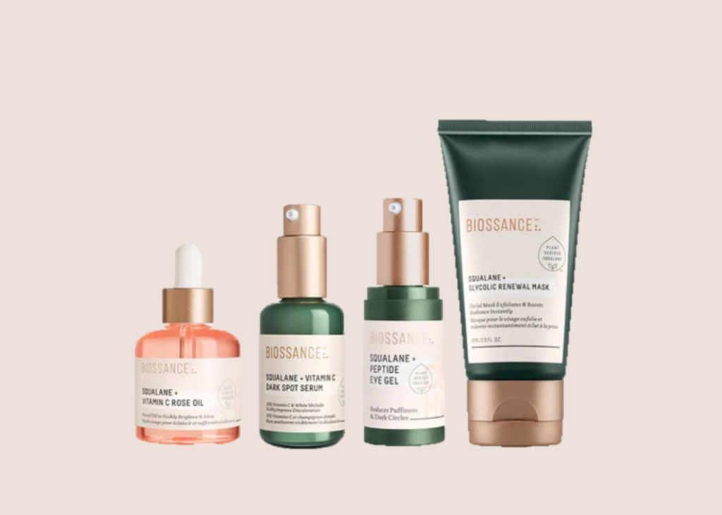 biossance skincare set give yourself a gift