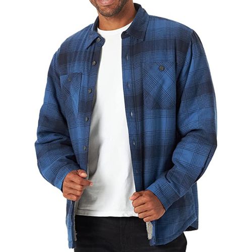 Wrangler Sherpa Lined Shirt Jacket